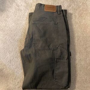 Schmid Men's Grey and Green Trousers
